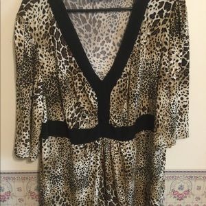 Cato leopard print shirt